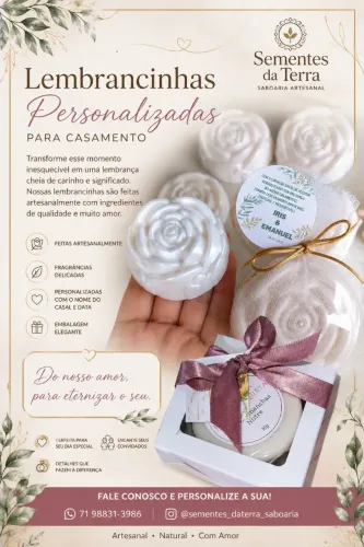 Lembrancinhas personalizadas para casamento