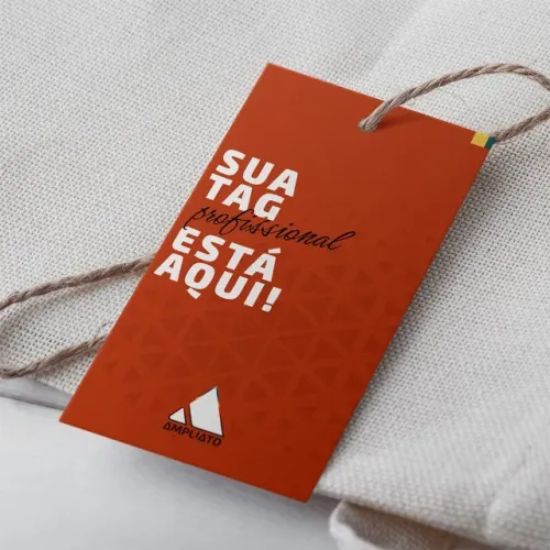 Tag (etiqueta) impressa Profissional - Todo o Brasil