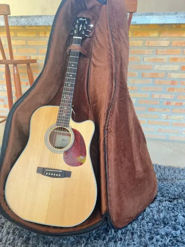Violão cort MR500E OP Tampo sólido aceito trocas