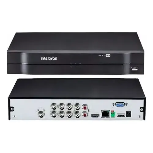 Kit DVR Intelbras 8 canais com HD de 1Tb