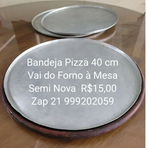 Bandejas em alumínio 40 cm
