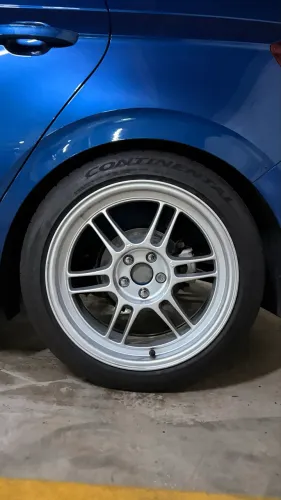  ENKEI RPF1 17 5x100 + CONTINENTAL ECSP2 215/45/17