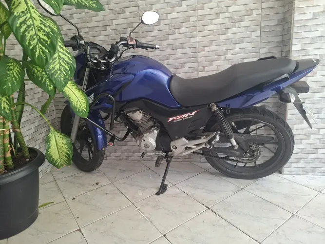 VENDO MOTO FAN 160 2022 AZUL REPASSE