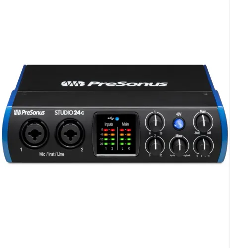 Interface de Áudio Presonus Studio 24c USB-C