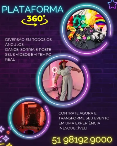 Plataforma 360 - Experiência Viral para Festas