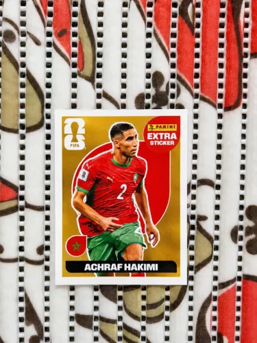 Figurinha Legend 2026 Hakimi Dourada.