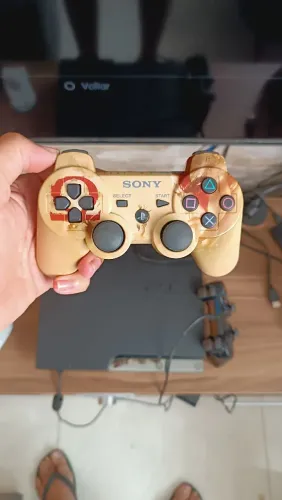 CONTROLE PS3 ORIGINAL EDIÇÃO ESPECIAL GOD OF WAR