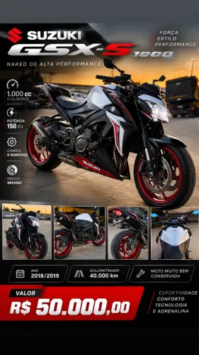 SUZUKI GSX-S 1000cc