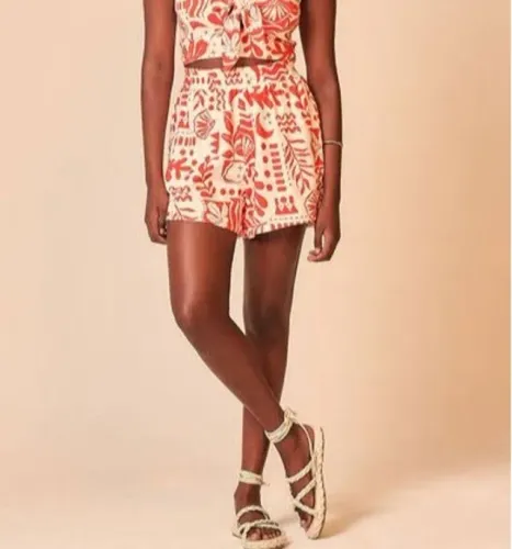 Short de linho Peahi tam P