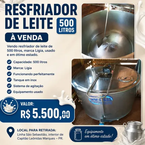 Resfriador de leite