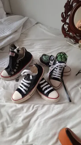 3 pares de tênis ALL*STAR NUMERAÇÃO, 33,35 e 36..