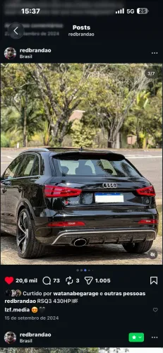 Audi RS Q3 2.5 TFSI Quattro S-tronic 5P 2015
