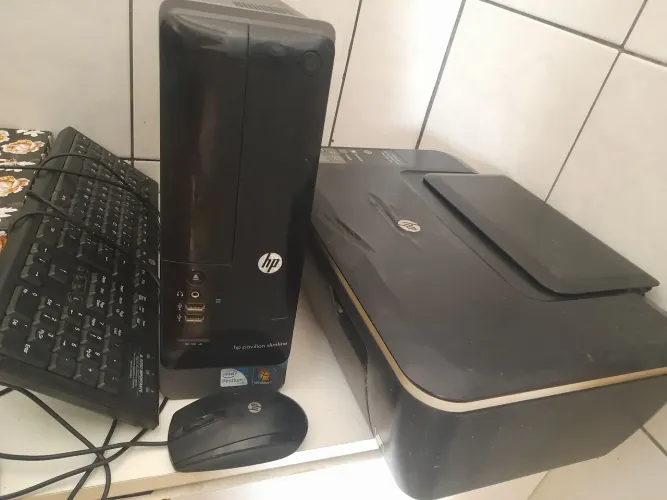 CPU IMPRESSORA MOUSE E TECLADO