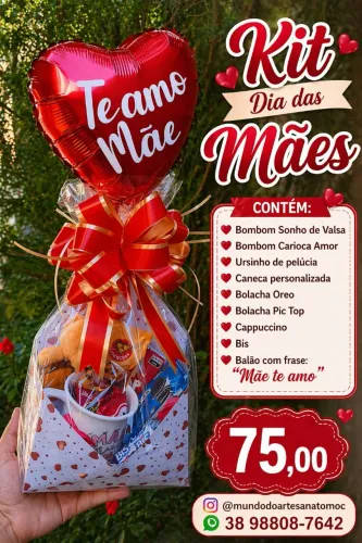 Cesta dia das maes