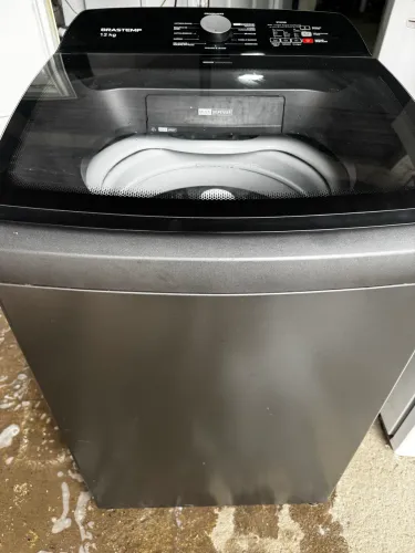 Máquina de lavar 12kg zeradaaa preta Brastemp
