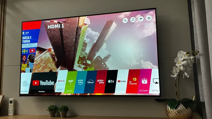 Smart TV LG QLED 55 polegadas 