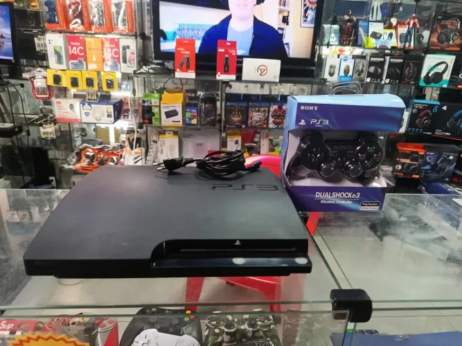 PS3 1 terá de HD slim jogos de brinde controle novo e garantia confira aqui