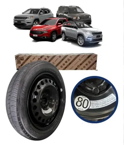 Estepe com pneu para linha Jeep