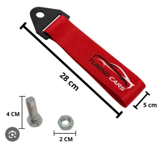Fita de reboque esportiva (Tow Strap) da marca TUNING CARS