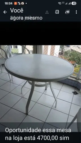 Mesa de varanda 