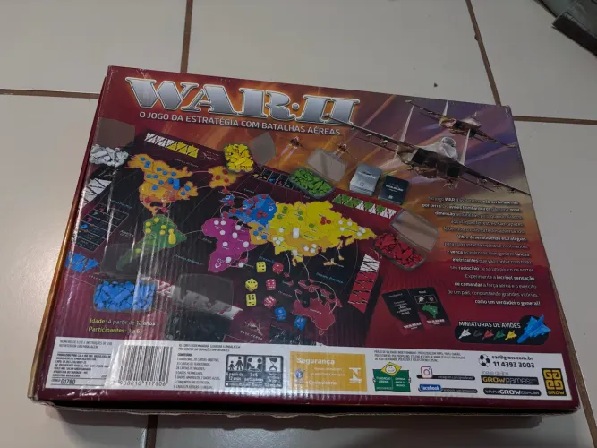 Jogo de tabuleiro war 