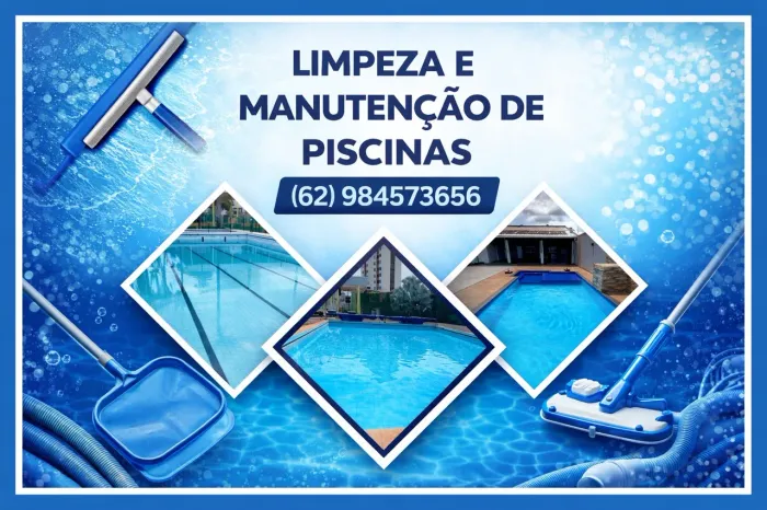 Limpeza e manutenção de piscinas!