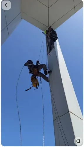 Vaga para alpinista industrial
