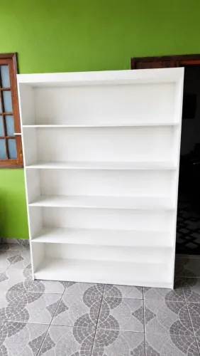 Prateleira Multiuso em MDF Branco - Sob Encomenda