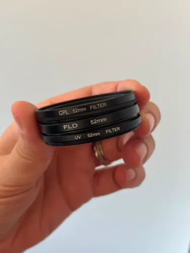 Filtros para câmera DSLR