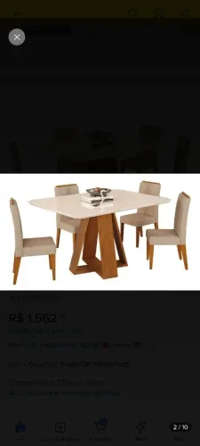 Mesa para sala de jantar