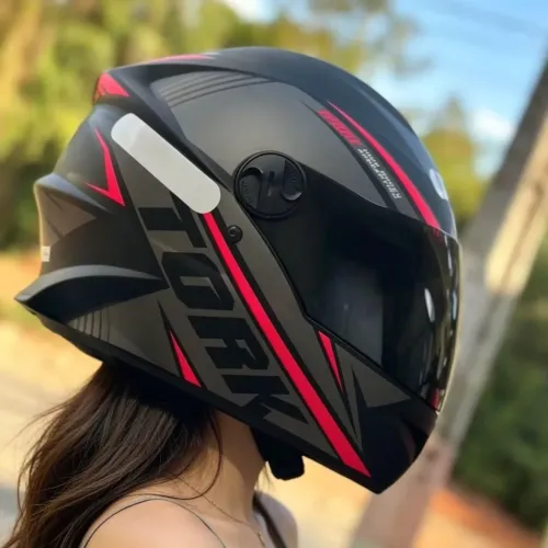 Capacete rosa unissex