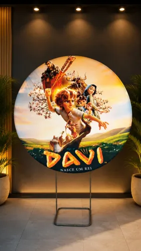 Painel Redondo Personalizado para Festas e Eventos
