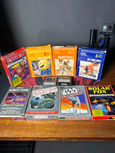 Coleção retrô 150+ itens ? N64, Super Famicom, Atari CIB, PS1/PS2/PS3, Wii U, Switch