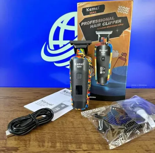 Máquina Kemei max Original lacrada na caixa