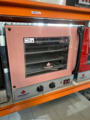 Forno industrial turbo compacto para 4 assadeiras