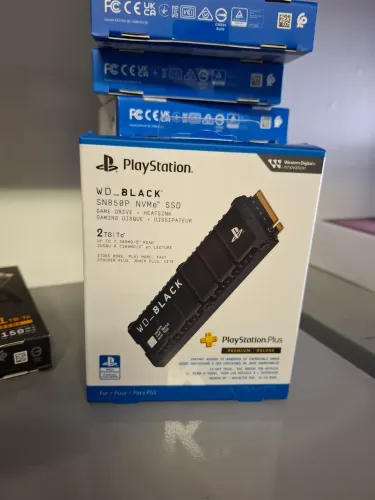 SSD WD Black SN850p 2TB PlayStation - NOVO LACRADO 