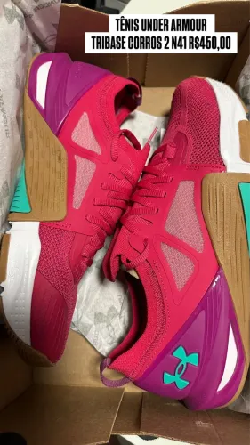 TÊNIS UNDER ARMOUR TRIBASE CROSS 2 N41 ORIGINAL 