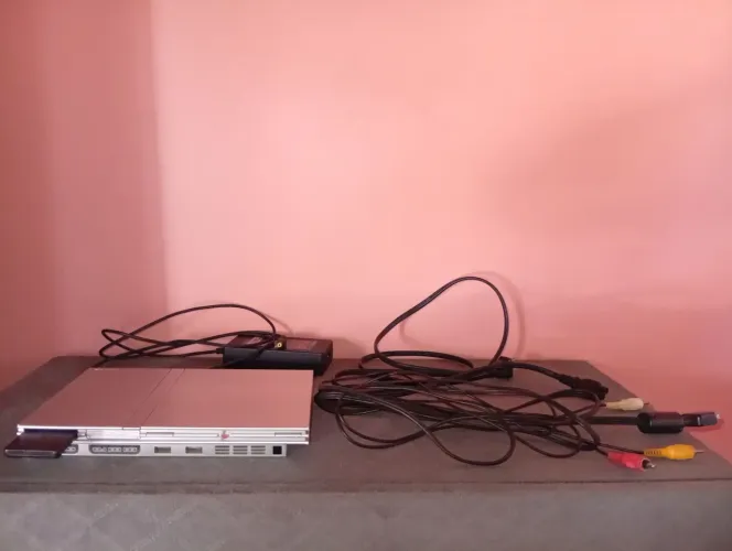 PS 2 slim edição silver 