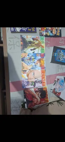 One Punch Man vol 21, 22, 22, 11 + Jojo part 3 vol 4 (brinde