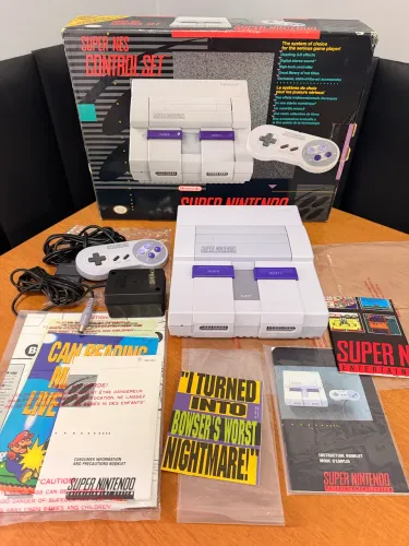 Super Nintendo Snes / Na Caixa Canadense 