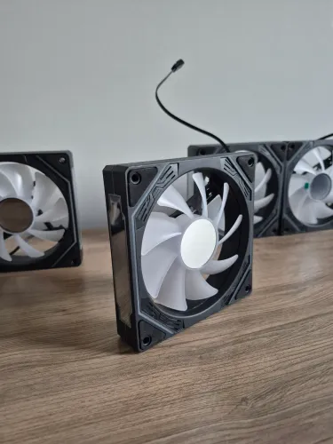 Kit 7 Coolers Fans Ventoinhas rgb prism 120mm 3 pinos