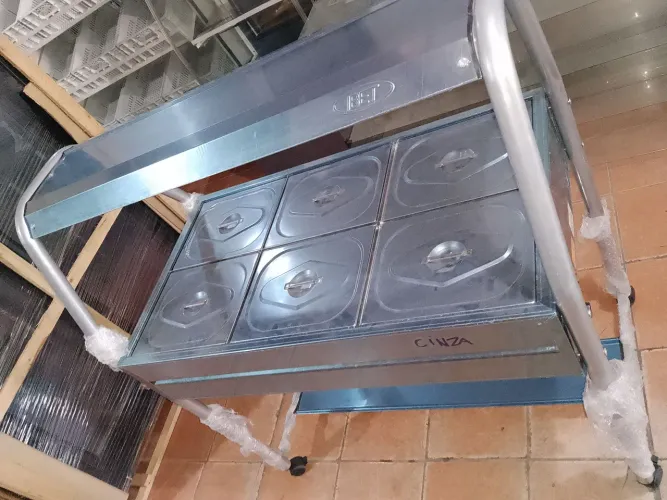 Self service 6 cubas inox