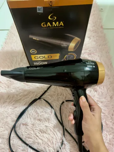 Secador de Cabelo GA.MA Italy Gold Ion 2200W - (220v)