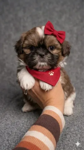 Lindos filhotes de Shih tzu mini macho e fêmea.