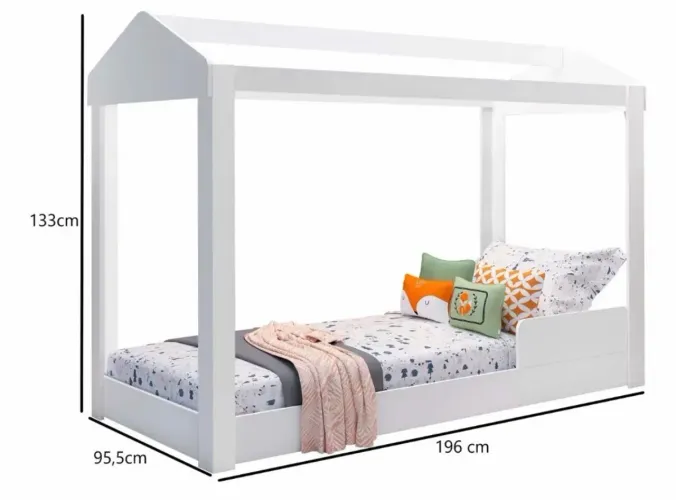 Cama casinha solteiro 