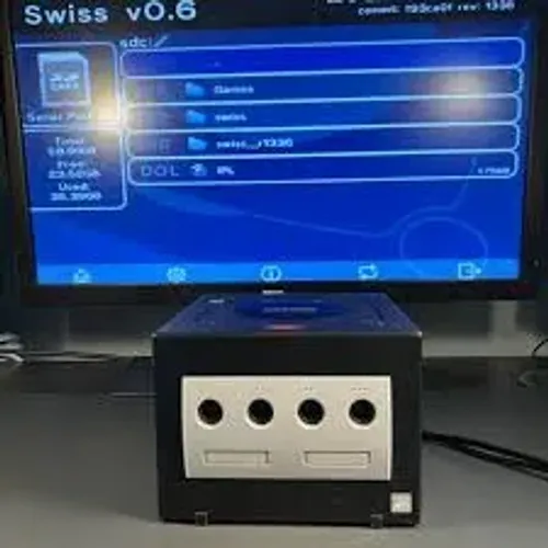 nintendo cube sd loader e varios jogos