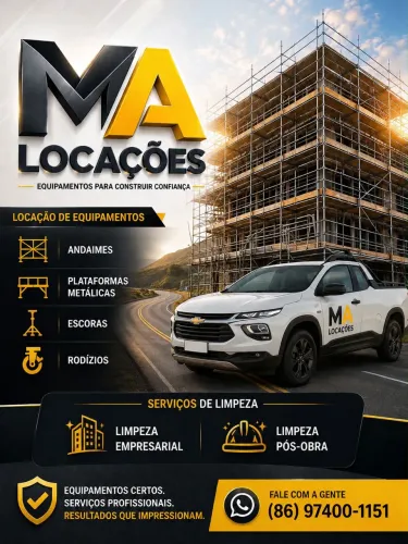 ALUGUEL DE ANDAIMES E BETONEIRAS