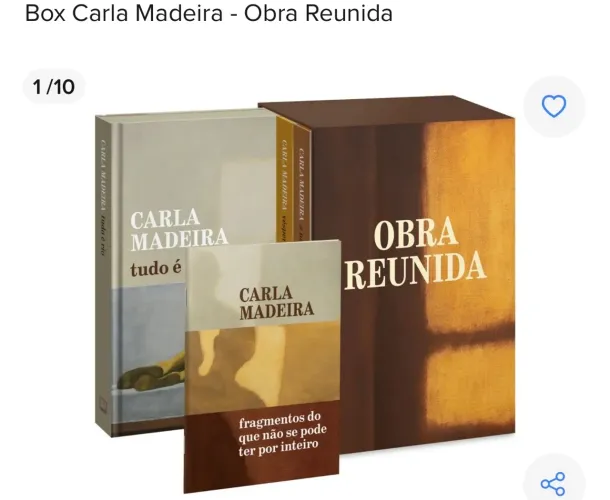 Box Carla Madeira - Obra Reunida