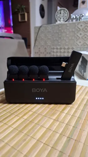 Microfone lapela boya