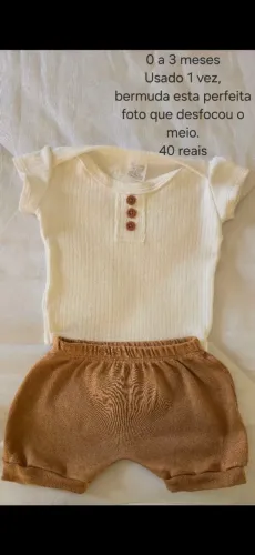 Conjunto 0 a 3 meses - menino